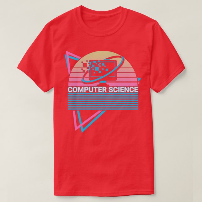 Computer Science Retro T-Shirt (Design Front)