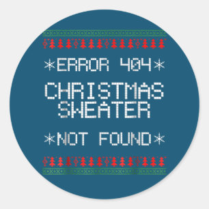 Computer Science Software Engineer Funny Lovers Classic Round Sticker