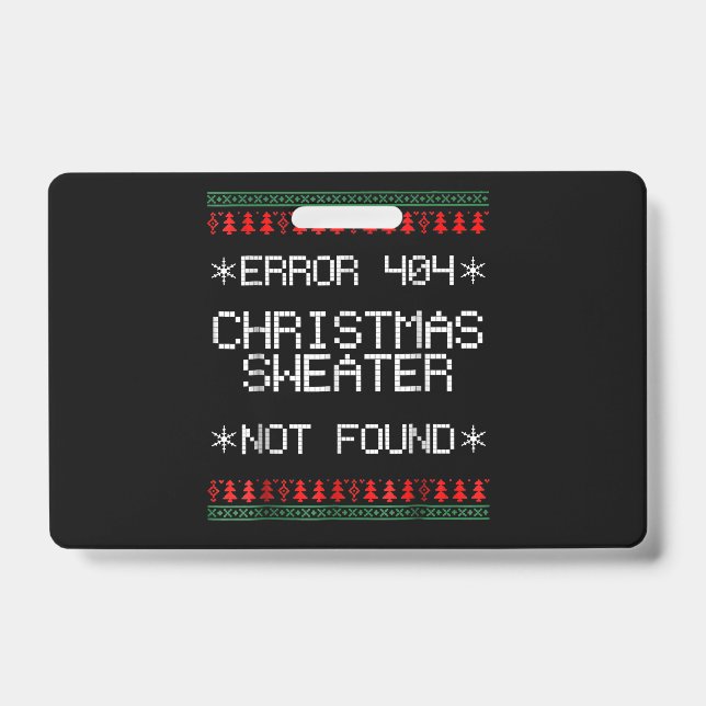 Computer Science Software Engineer Funny Lovers ID Badge (Front)