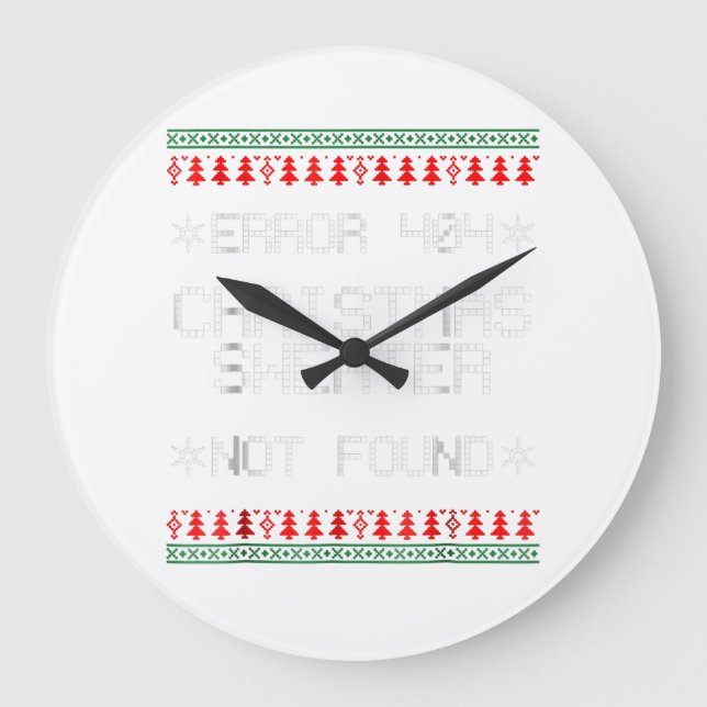 Computer Science Software Engineer Funny Lovers Large Clock (Front)