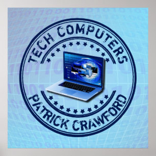 Computer Service Repair Technician Or PC Shop Poster