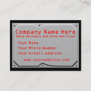 Computer services business cards
