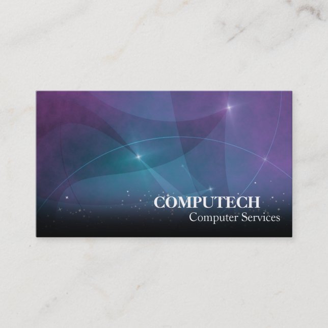 Computer Services & Programmer Business Card (Front)