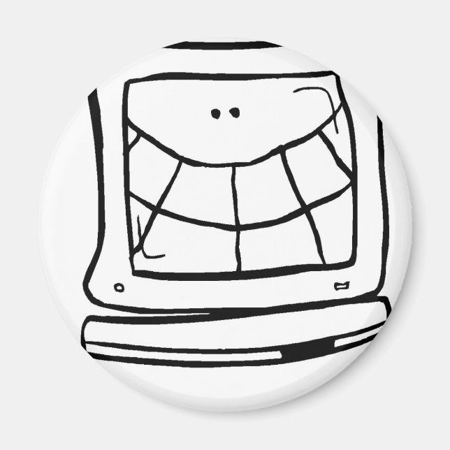 Computer Smiling Magnet (Front)