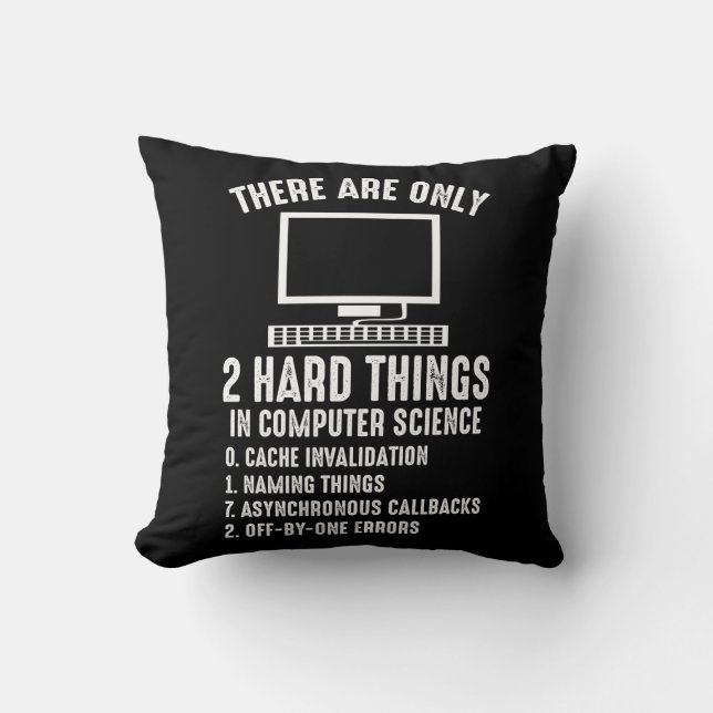 Computer Software Programmer Engineer Coder Cushion (Front)