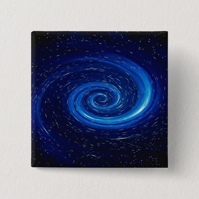 Computer Space Image 15 Cm Square Badge (Front)