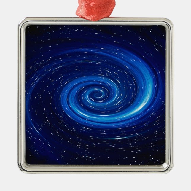 Computer Space Image Metal Tree Decoration (Front)