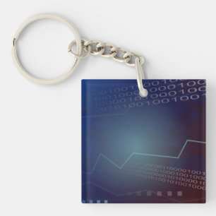 Computer Speak 9 Key Ring