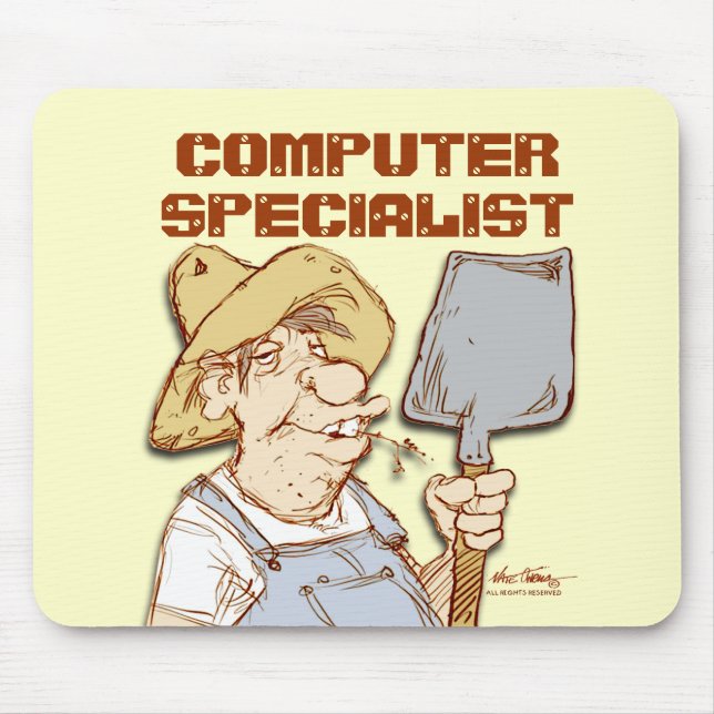 Computer Specialist Mouse Pad (Front)