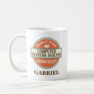 Computer Systems Analyst Personalised Mug Gift