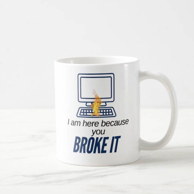 Computer tech joke mug (Right)