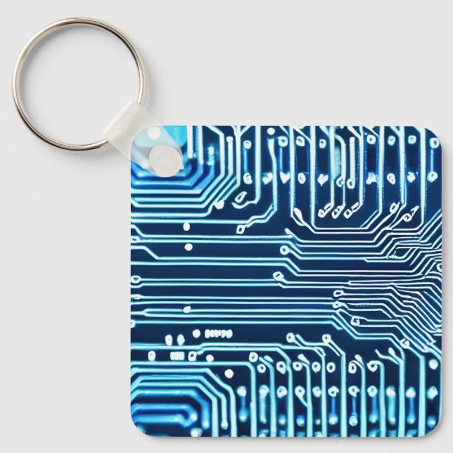 Computer Tech  Key Ring (Front)