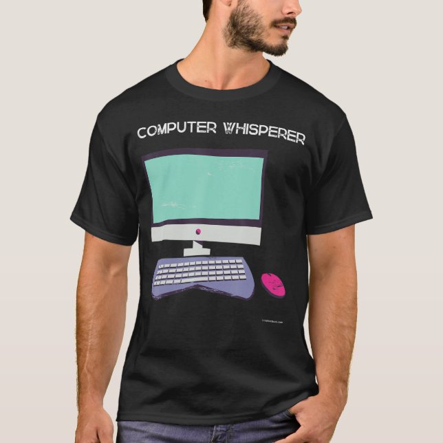 Computer Tech Whisperer Wizard Support 11 T-Shirt (Front)