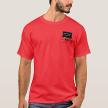 Computer Technician Repair Service Red T-shirt