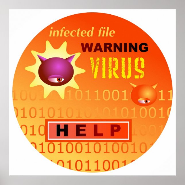 Computer Virus Poster (Front)