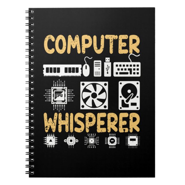 Computer whisper notebook (Front)