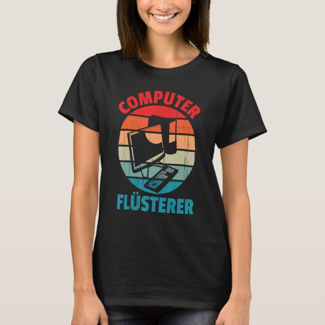 Computer Whisper Outfit I Nerd Computer Student Pr T-Shirt (Front)