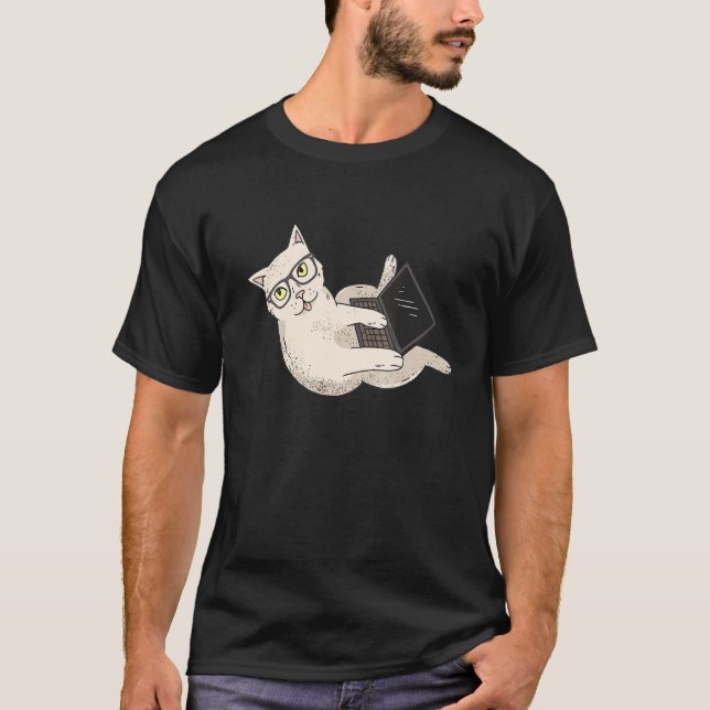 Computer Whisperer Cat It Professional Engineer T-Shirt (Front)