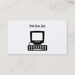 Computer, Your Name Here Business Card