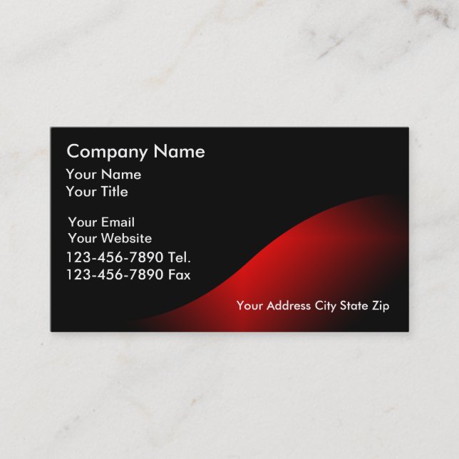 Computers Business Card (Front)