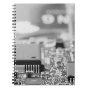 Computer's chip closeup notebook