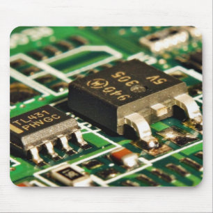 Computers Chips Circuits Mouse Pad