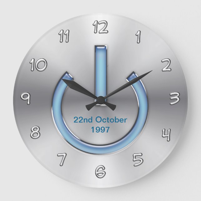 Computers Theme Wall Decor Clock (Front)