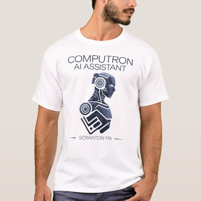 Computron AI Assistant Scranton PA T-Shirt (Front)