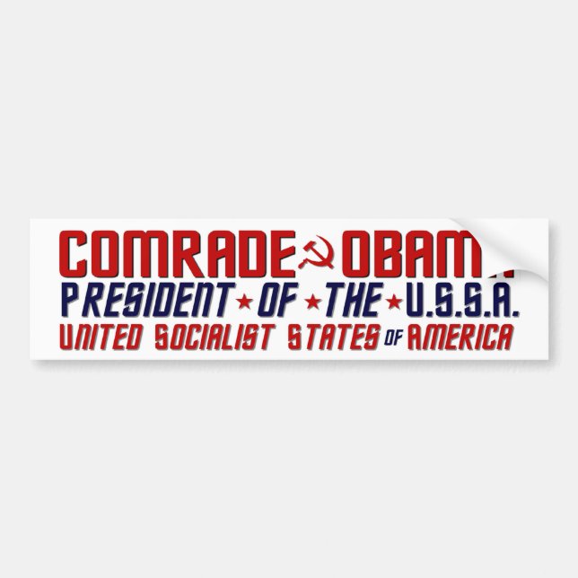 Comrad Obama Bumper Sticker (Front)