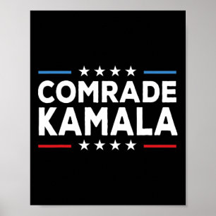 Comrade Kamala Anti Kamala Harris Poster