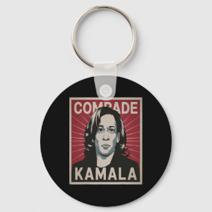 Comrade Kamala Funny Shirt Political Komrade Comra Key Ring