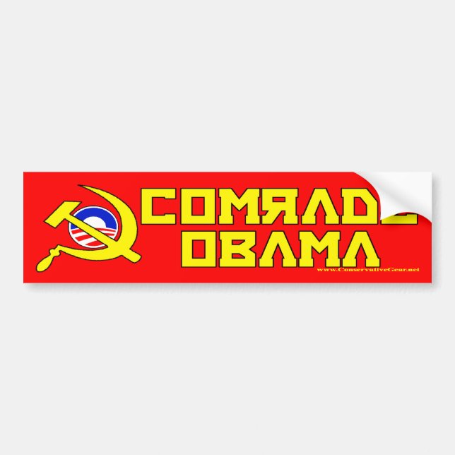 Comrade Obama Bumper Sticker (Front)