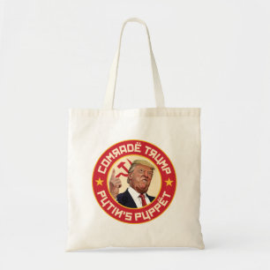 Comrade Trump: Putin's Puppet- Soviet Illustration Tote Bag