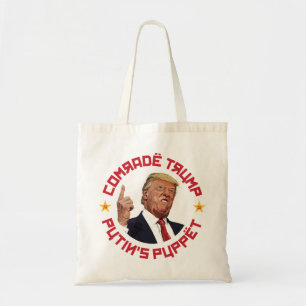 Comrade Trump: Putin's Puppet Soviet Illustration Tote Bag