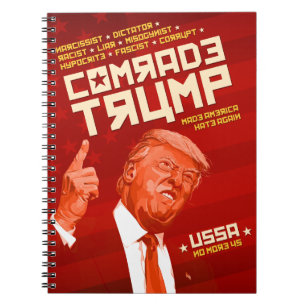 Comrade Trump - Soviet Poster Notebook