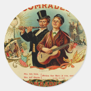 Comrades Classic Round Sticker