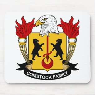 Comstock Family Crest Mouse Pad
