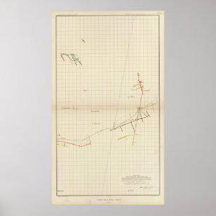 Comstock Mine Maps Number I Poster