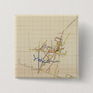 Comstock Mine Maps Number II 15 Cm Square Badge