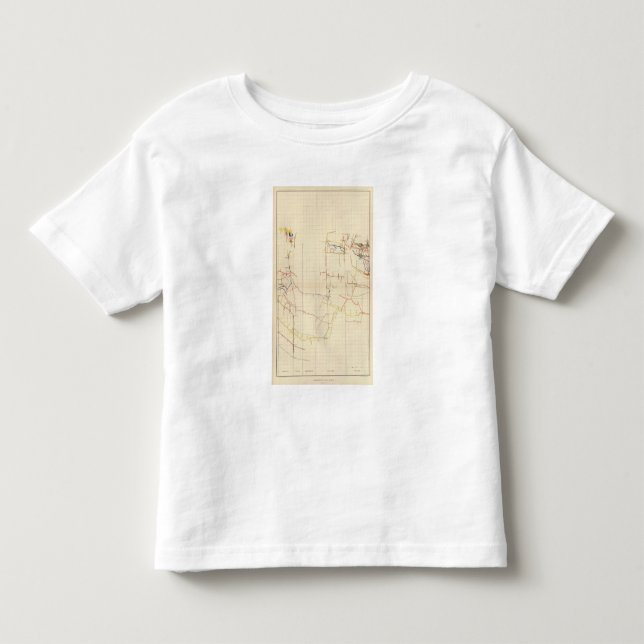 Comstock Mine Maps Number V Toddler T-Shirt (Front)