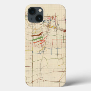 Comstock Mine Maps Number VI iPhone 13 Case