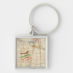 Comstock Mine Maps Number VI Key Ring