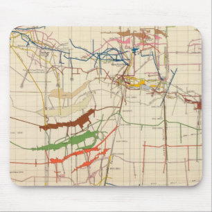 Comstock Mine Maps Number VI Mouse Pad
