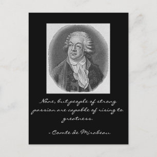 Comte de Mirabeau Postcard