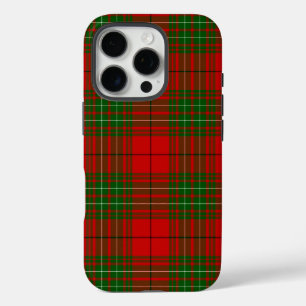 Comyn tartan red green plaid iPhone 16 pro case