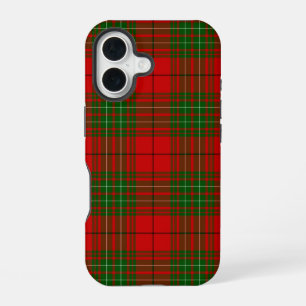 Comyn tartan red green plaid iPhone 16 case