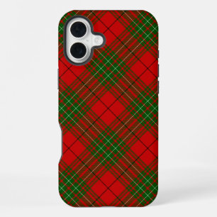 Comyn tartan red green plaid iPhone 16 plus case