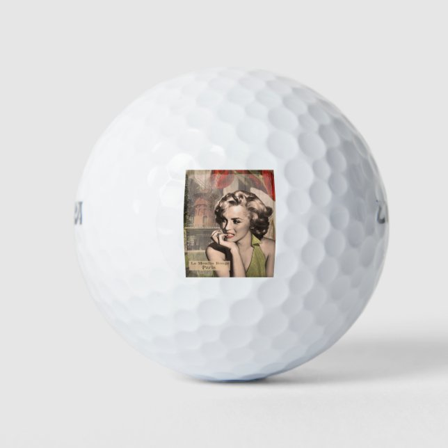 CON13CRBWRD-V4 The Thinker Red Lips.tif Golf Balls (Front)
