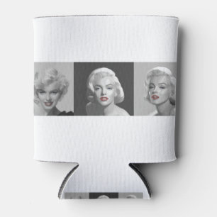 CON18BWRD Marilyn Trio Red Lips Blue Eyes.tif Can Cooler