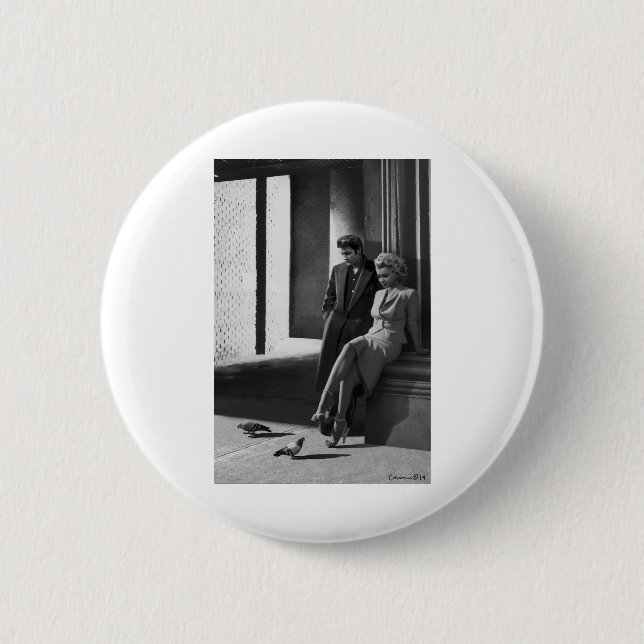 CON19BWD1 Birds of a Feather.tif 6 Cm Round Badge (Front)